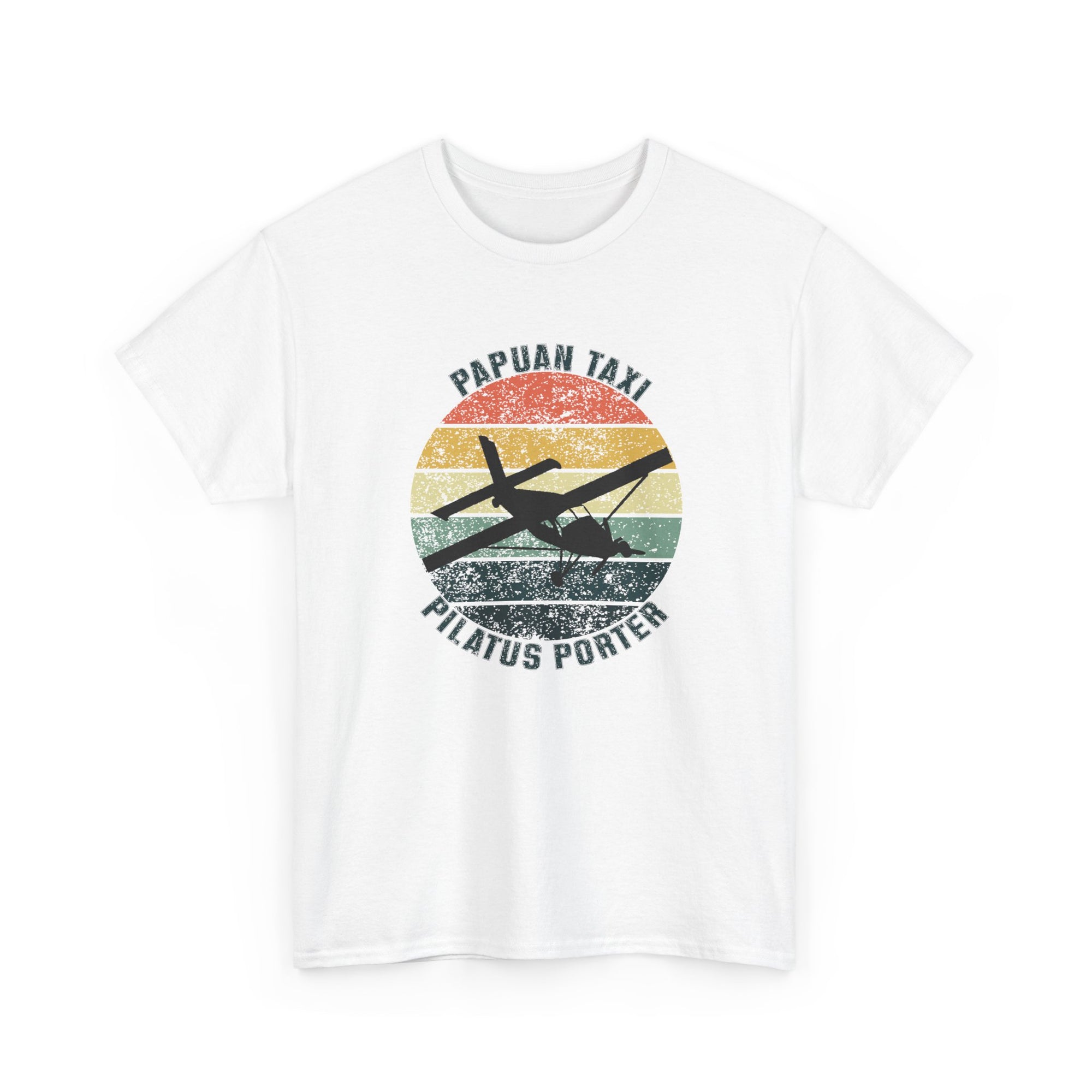 (CANADA) "Jungle Horizon" I Papuan Taxi Retro Sun T-Shirt I Available in Multiple Colors & Sizes I Unisex Tee