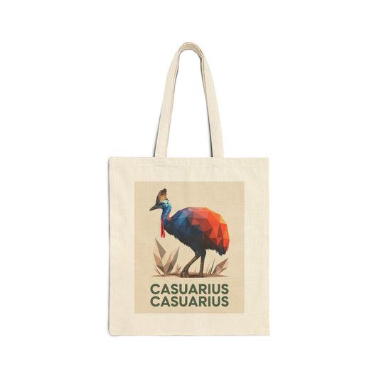 Casuarius Casuarius Canvas Tote – Tropical Wildlife Design