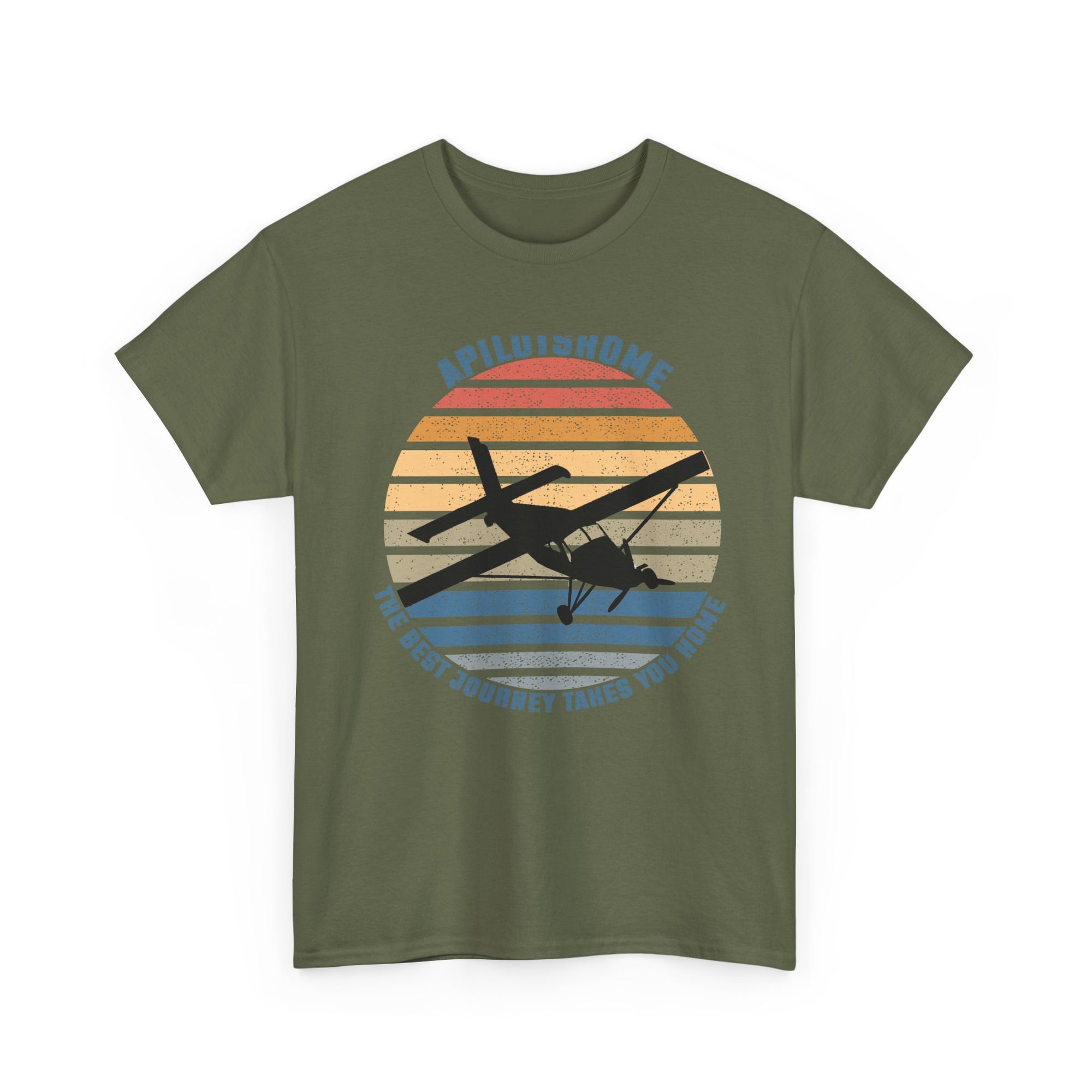 (AU&NZ) APilotsHome - The Best Journey Takes You Home I Available in Multiple Colors & Sizes I Unisex Pilot Tee