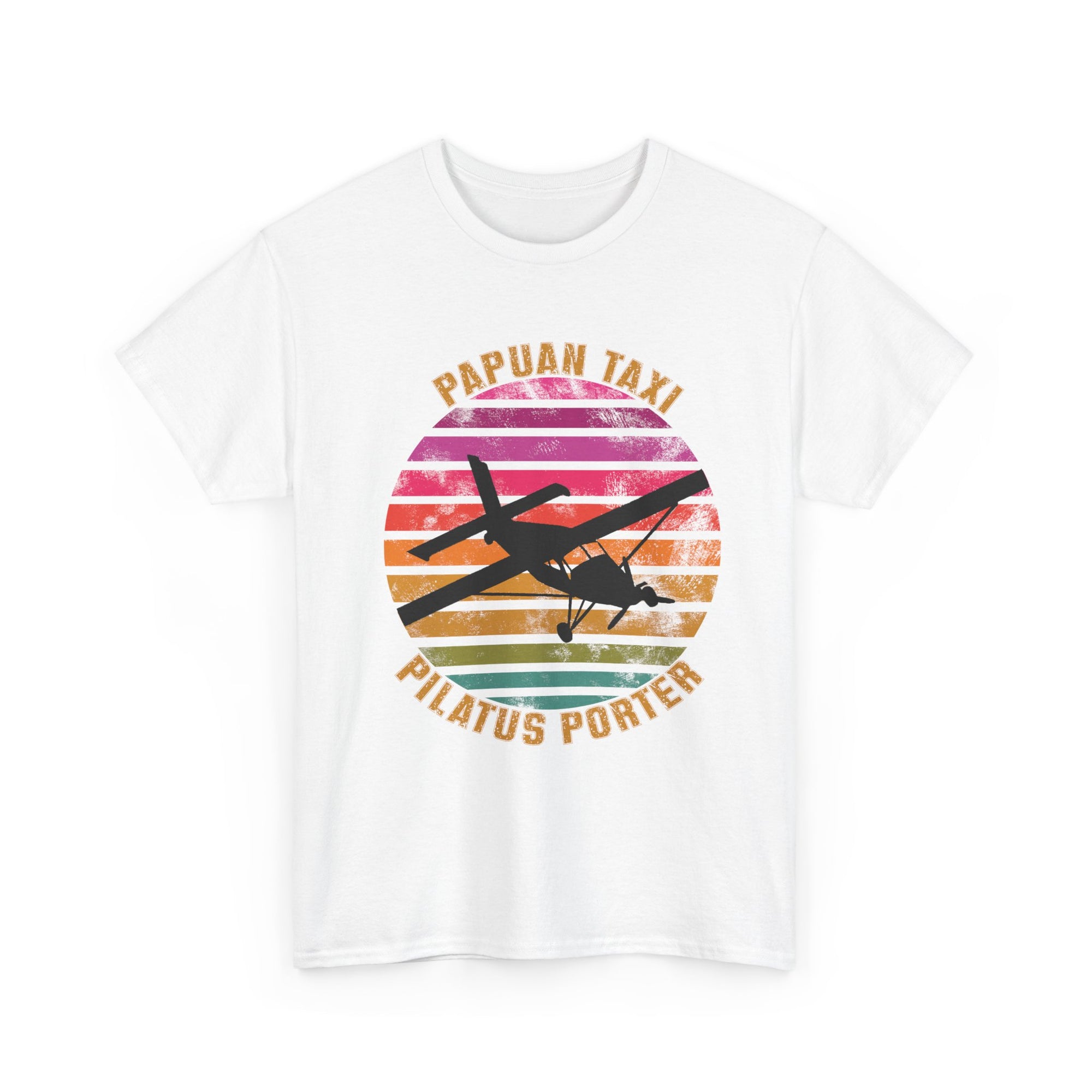 (AU & NZ) "Tropical Horizon" I Papuan Taxi Retro Sun T-Shirt I Available in Multiple Colors & Sizes I Unisex Tee