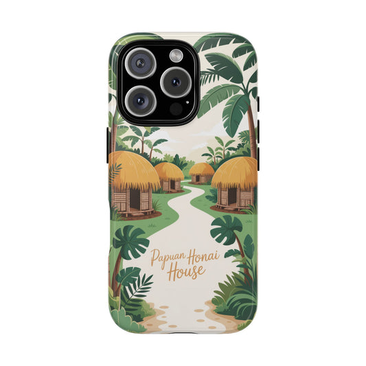 Papuan Honai House Design - 2 - Phone Case