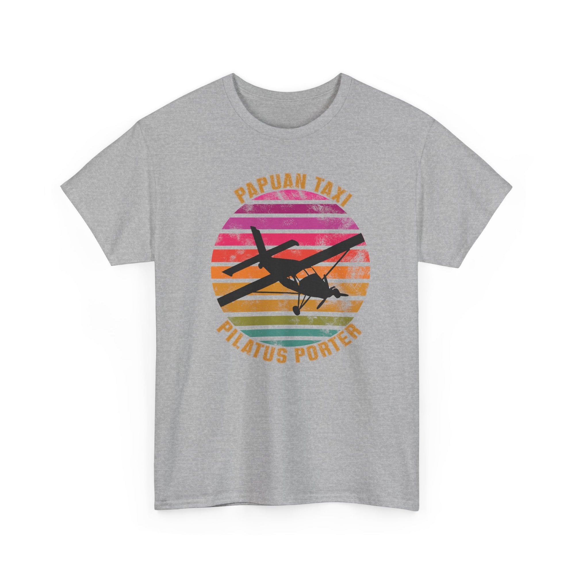 (EU & EFTA) "Tropical Horizon" I Papuan Taxi Retro Sun T-Shirt I Available in Multiple Colors & Sizes I Unisex Tee