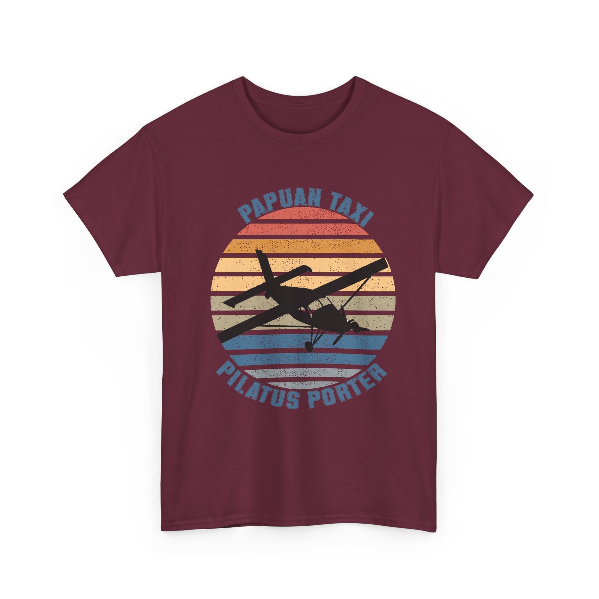 (AU & NZ) "Golden Sky" I Papuan Taxi Retro Sun T-Shirt I Available in Multiple Colors & Sizes I Unisex Tee