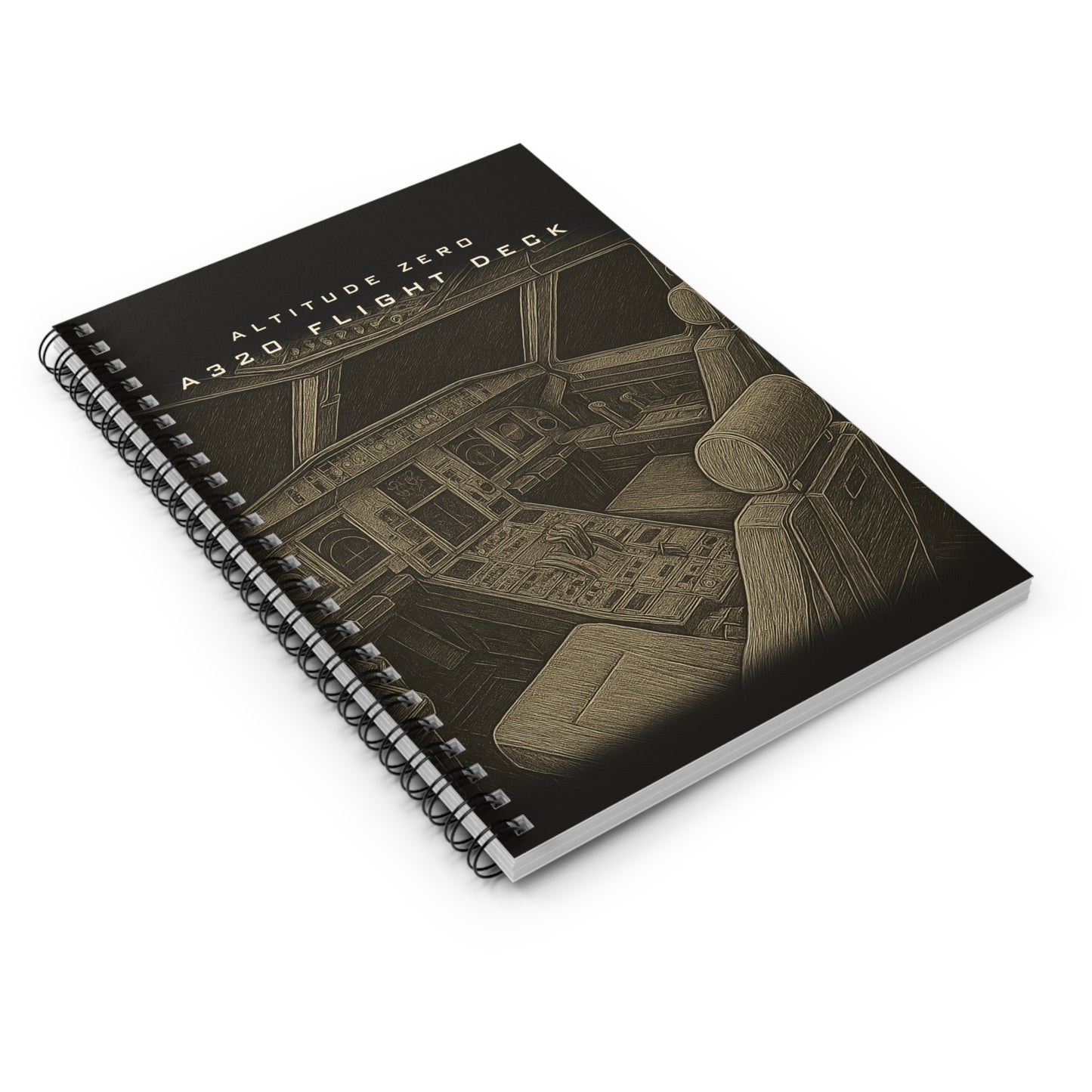 Altitude Zero – A320 Flight Deck Notebook for Pilots & Aviation Enthusiasts