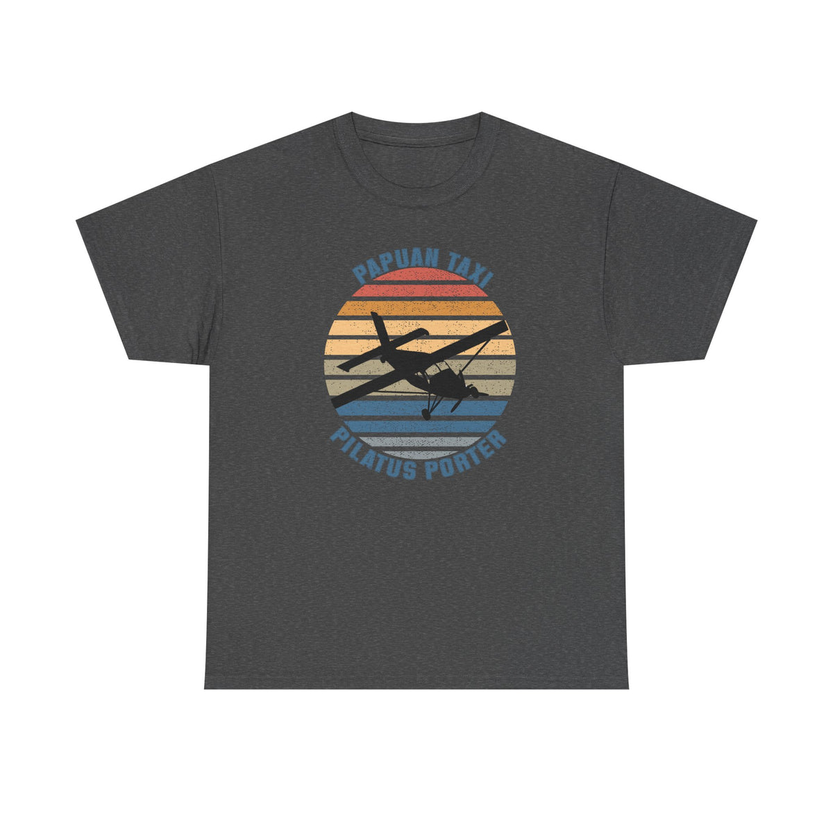 "Golden Sky" I Papuan Taxi Retro Sun T-Shirt I Available in Multiple Colors & Sizes I Unisex Tee