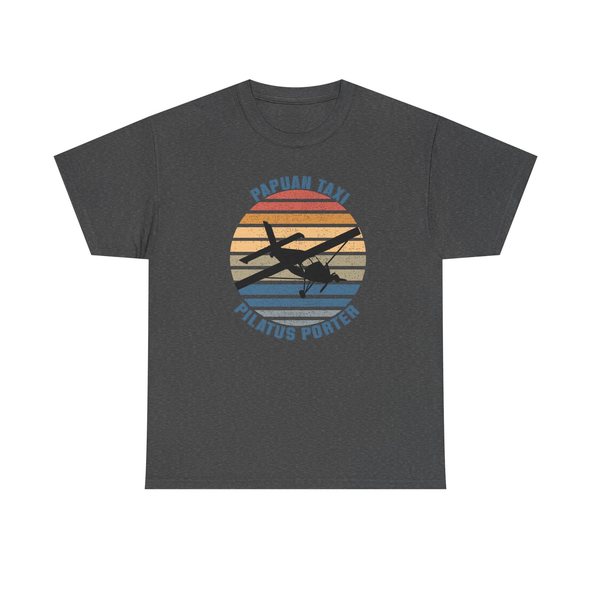 "Golden Sky" I Papuan Taxi Retro Sun T-Shirt I Available in Multiple Colors & Sizes I Unisex Tee