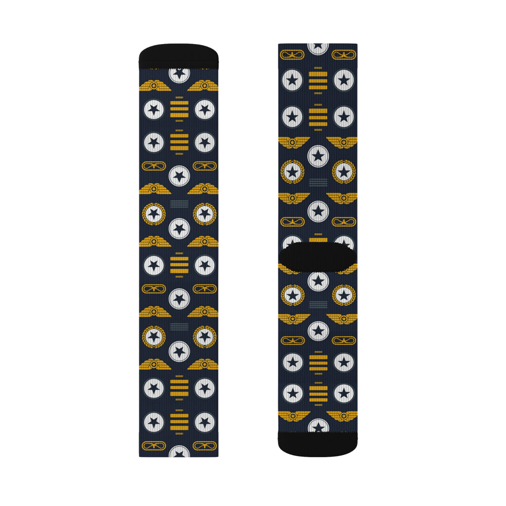 Captain’s Badge Socks – Designed for Skybound Souls