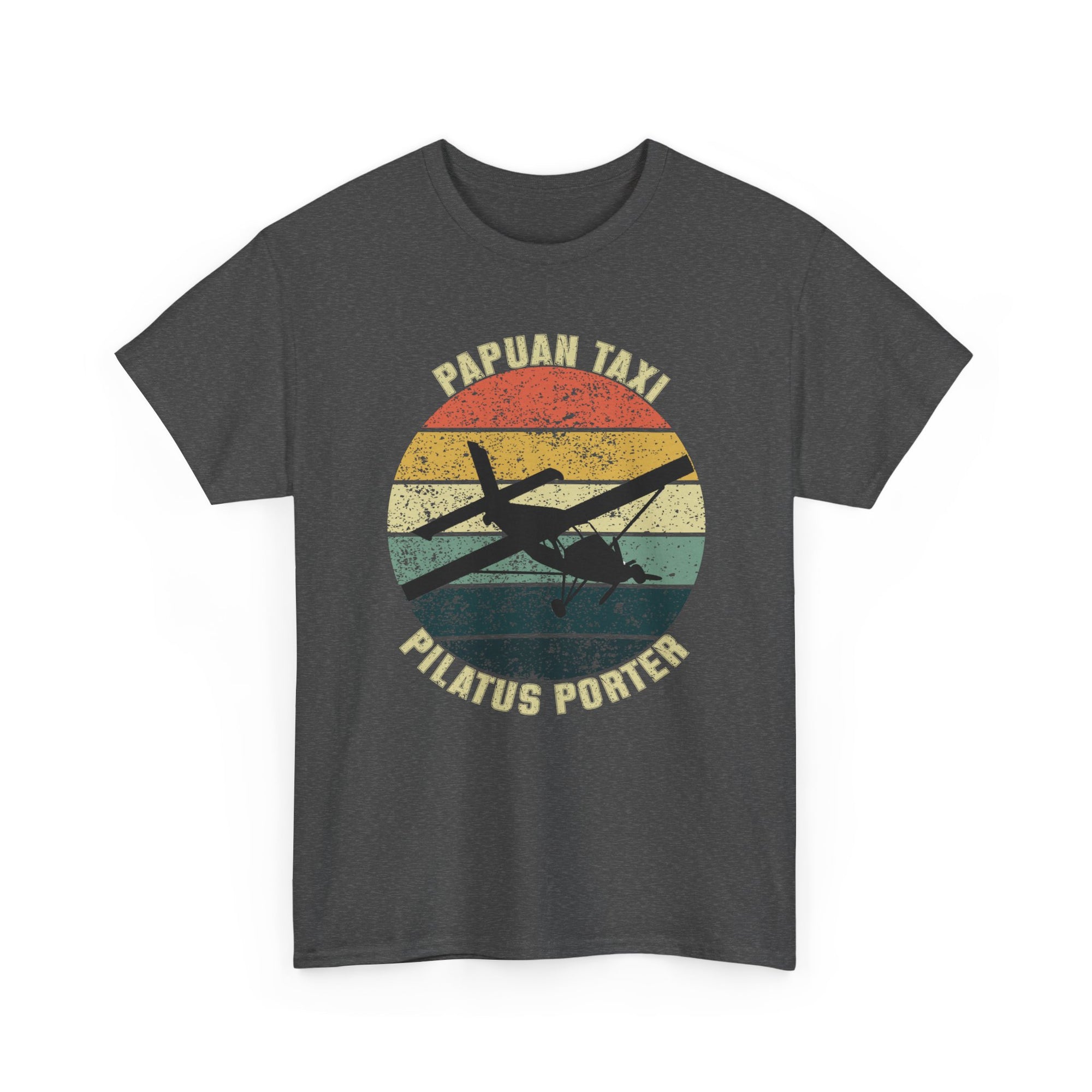 (EU & EFTA) "Jungle Horizon" I Papuan Taxi Retro Sun T-Shirt I Available in Multiple Colors & Sizes I Unisex Tee
