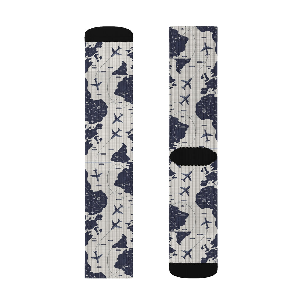Global Flight Path Socks – For Travelers & Sky Dreamers