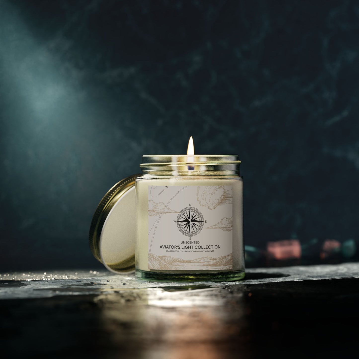 Unscented Candle – Pure Light & Peaceful Ambiance
