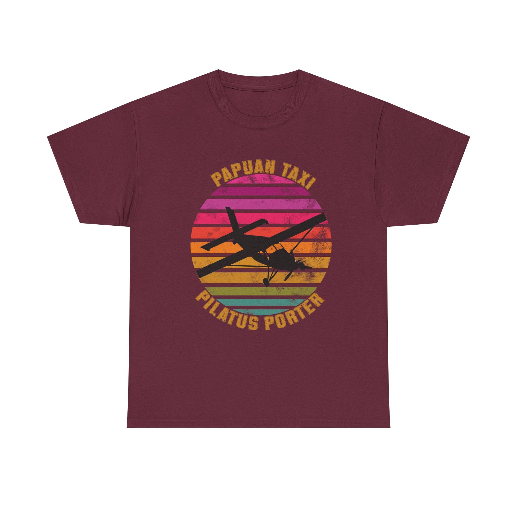 (AU & NZ) "Tropical Horizon" I Papuan Taxi Retro Sun T-Shirt I Available in Multiple Colors & Sizes I Unisex Tee