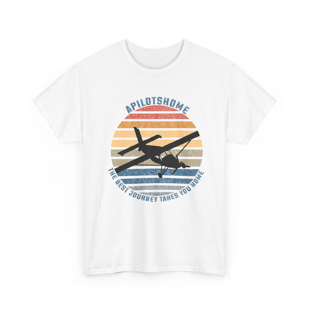 (UK) APilotsHome - The Best Journey Takes You Home I Available in Multiple Colors & Sizes I Unisex Pilot Tee