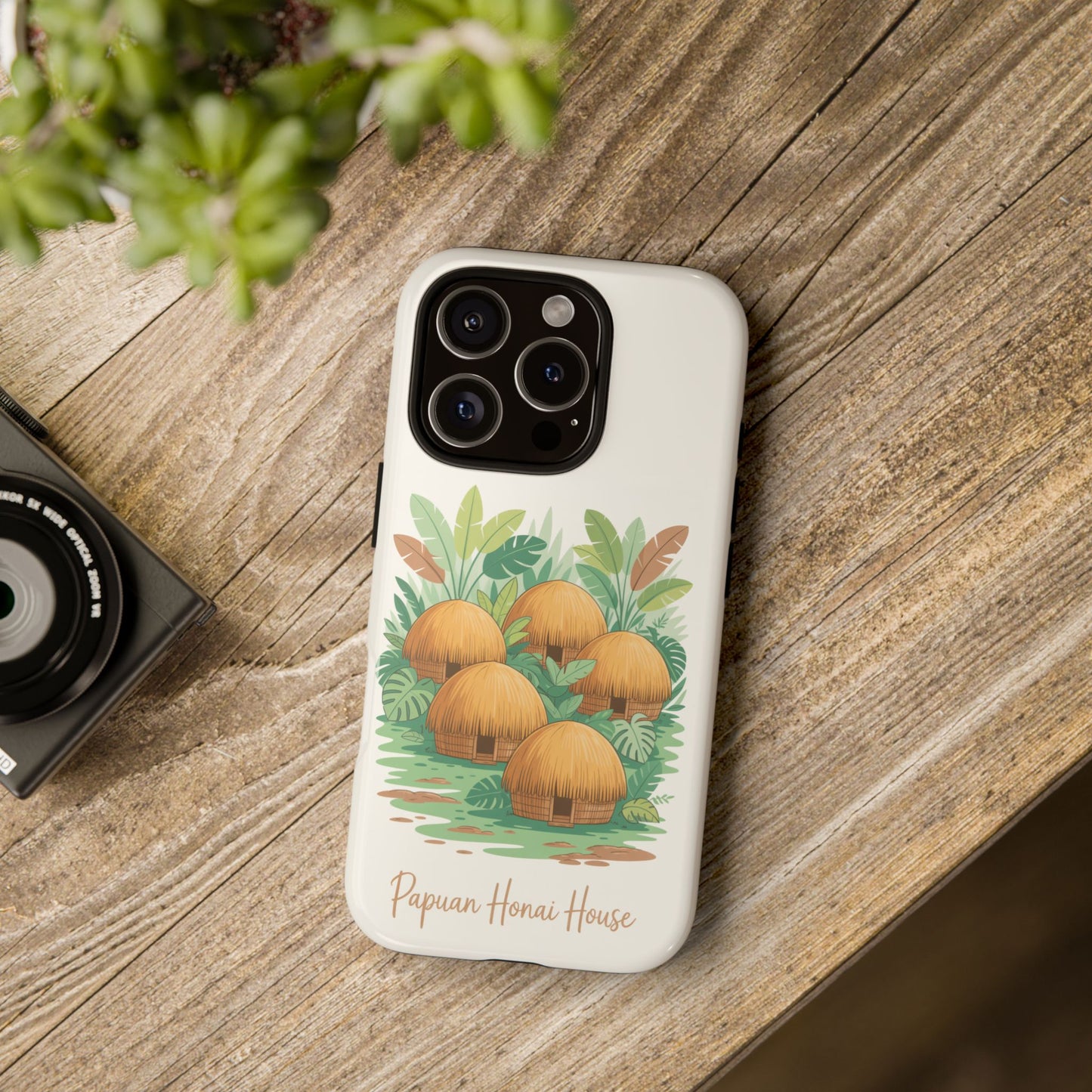 Papuan Honai House Design - Phone Case
