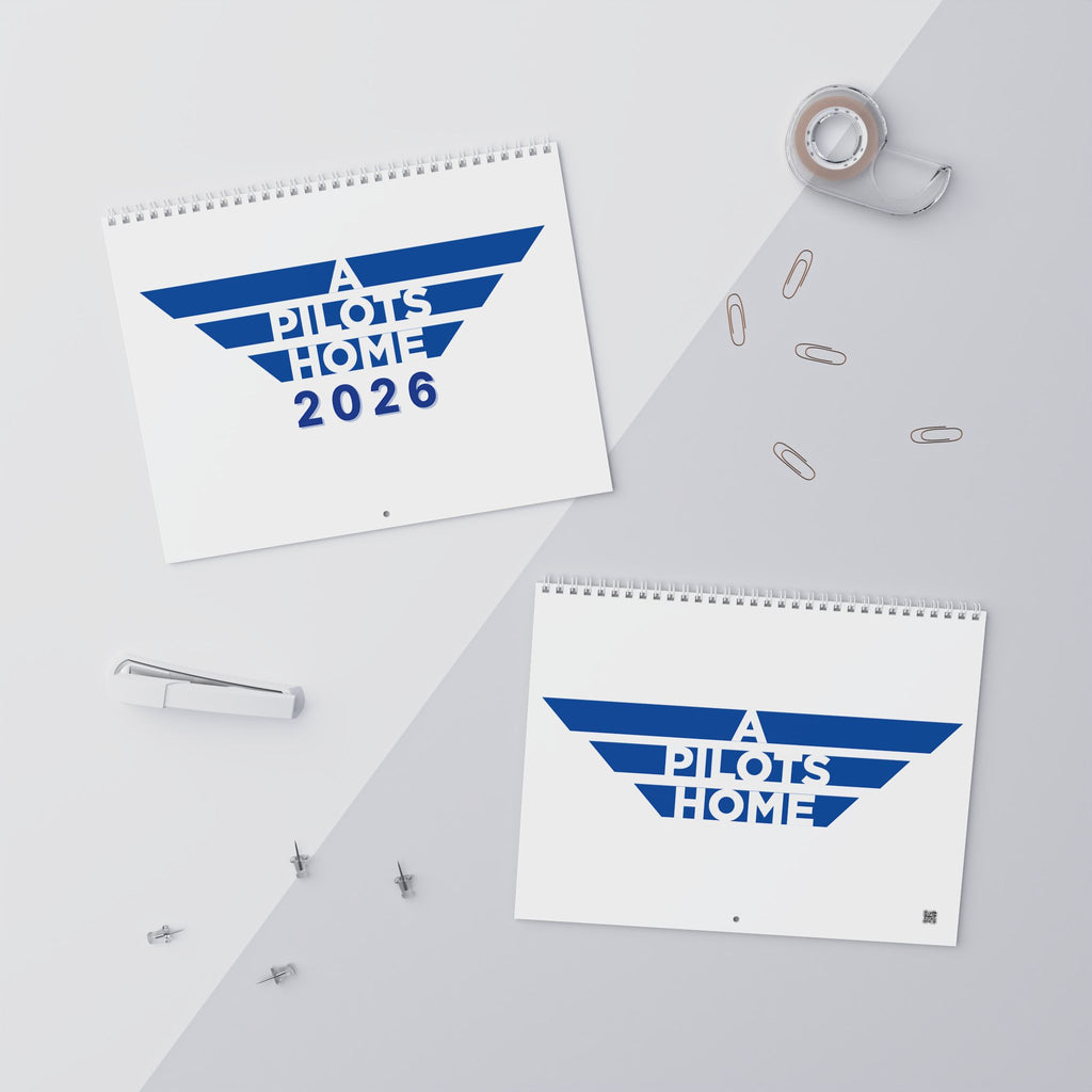 Aviation Wall Calendar 2026 — Scenic Airplane Photography Calendar