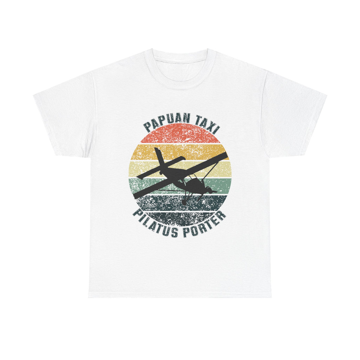 (AU & NZ) "Jungle Horizon" I Papuan Taxi Retro Sun T-Shirt I Available in Multiple Colors & Sizes I Unisex Tee