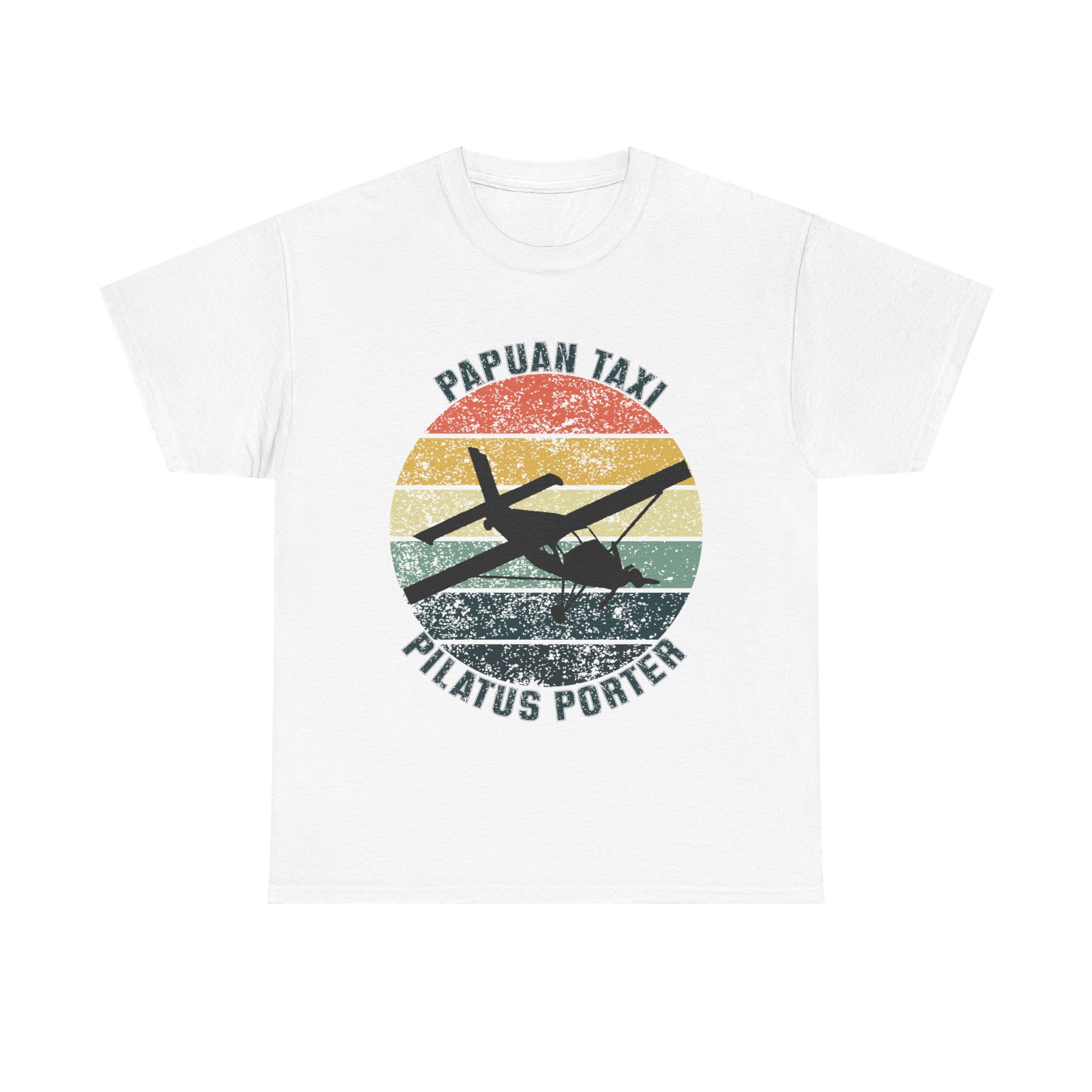 (AU & NZ) "Jungle Horizon" I Papuan Taxi Retro Sun T-Shirt I Available in Multiple Colors & Sizes I Unisex Tee