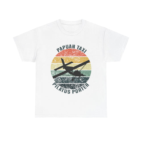 (AU & NZ) "Jungle Horizon" I Papuan Taxi Retro Sun T-Shirt I Available in Multiple Colors & Sizes I Unisex Tee