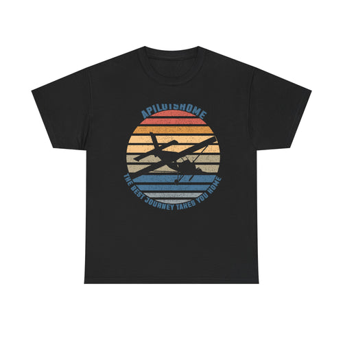 (AU&NZ) APilotsHome - The Best Journey Takes You Home I Available in Multiple Colors & Sizes I Unisex Pilot Tee
