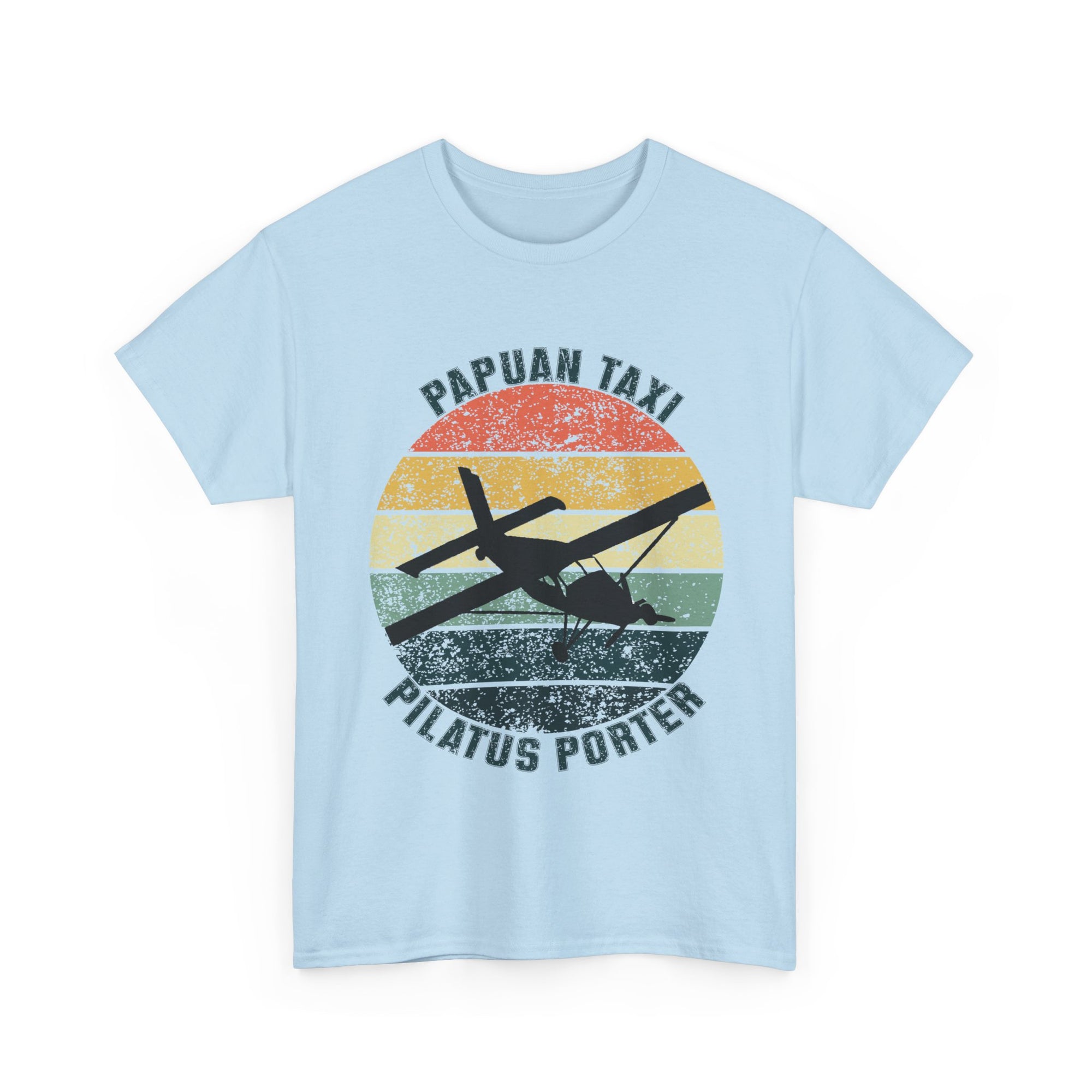 (AU & NZ) "Jungle Horizon" I Papuan Taxi Retro Sun T-Shirt I Available in Multiple Colors & Sizes I Unisex Tee