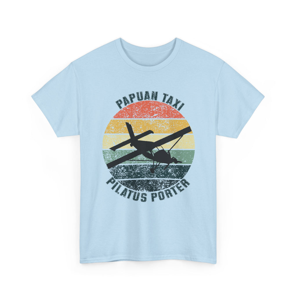 (UK) "Jungle Horizon" I Papuan Taxi Retro Sun T-Shirt I Available in Multiple Colors & Sizes I Unisex Tee