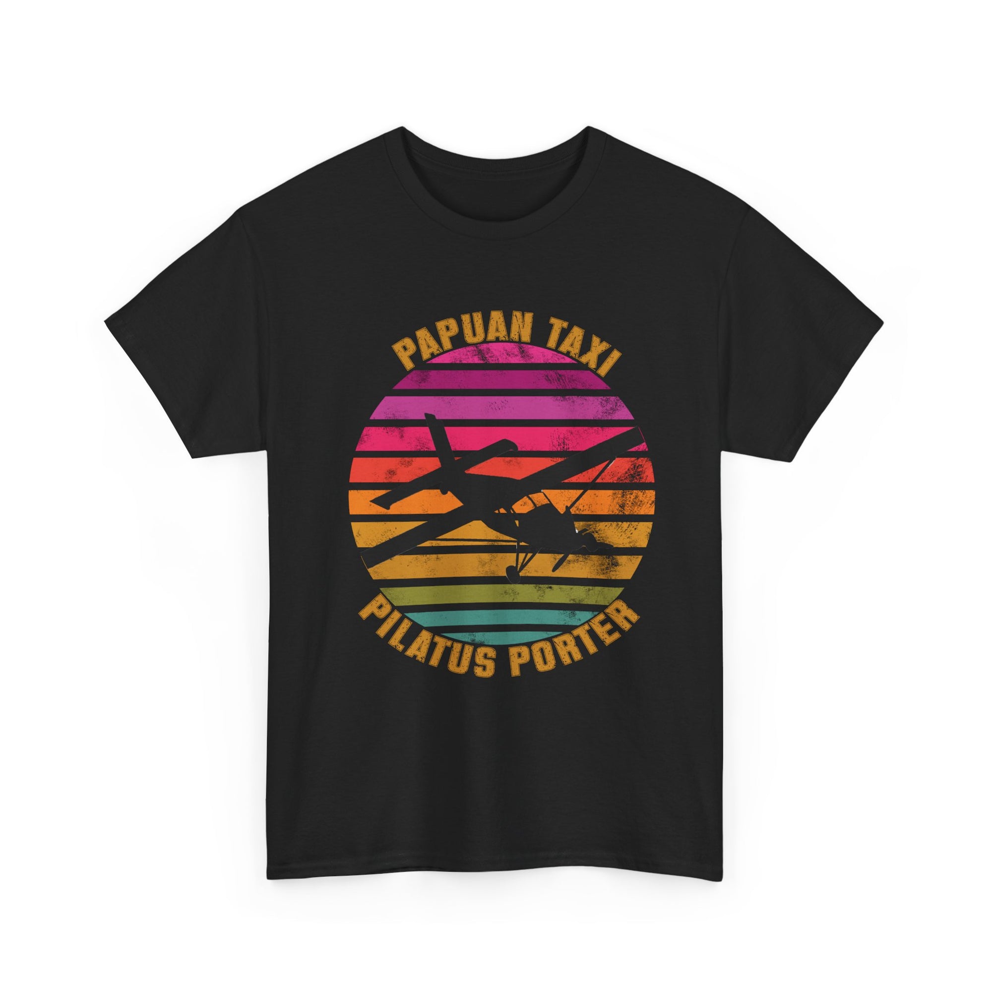 (AU & NZ) "Tropical Horizon" I Papuan Taxi Retro Sun T-Shirt I Available in Multiple Colors & Sizes I Unisex Tee