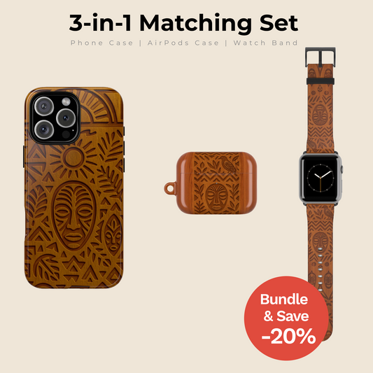 Mask & Grain Bundle I 3-Piece Tech Accessory Set