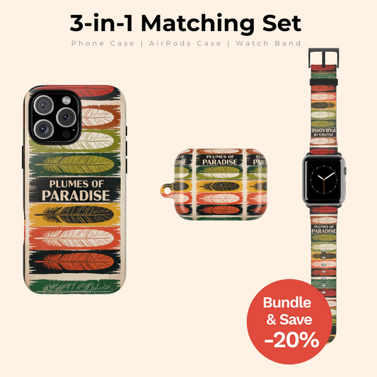 Plumes of Paradise Bundle I 3-Piece Tech Accessory Set