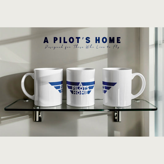 From Cockpit to Coffee Break: A Pilot’s Home Mug 11 Oz