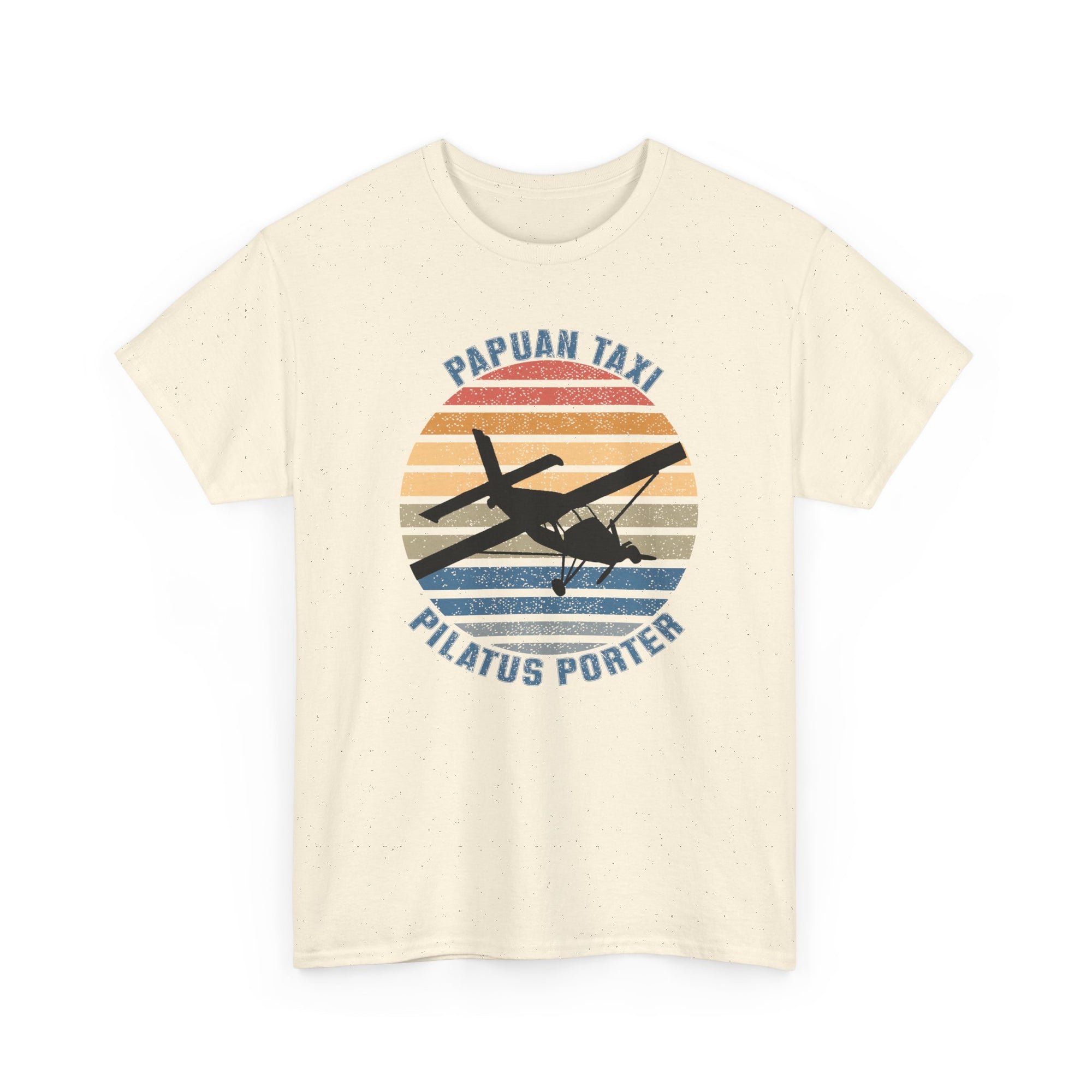 "Golden Sky" I Papuan Taxi Retro Sun T-Shirt I Available in Multiple Colors & Sizes I Unisex Tee