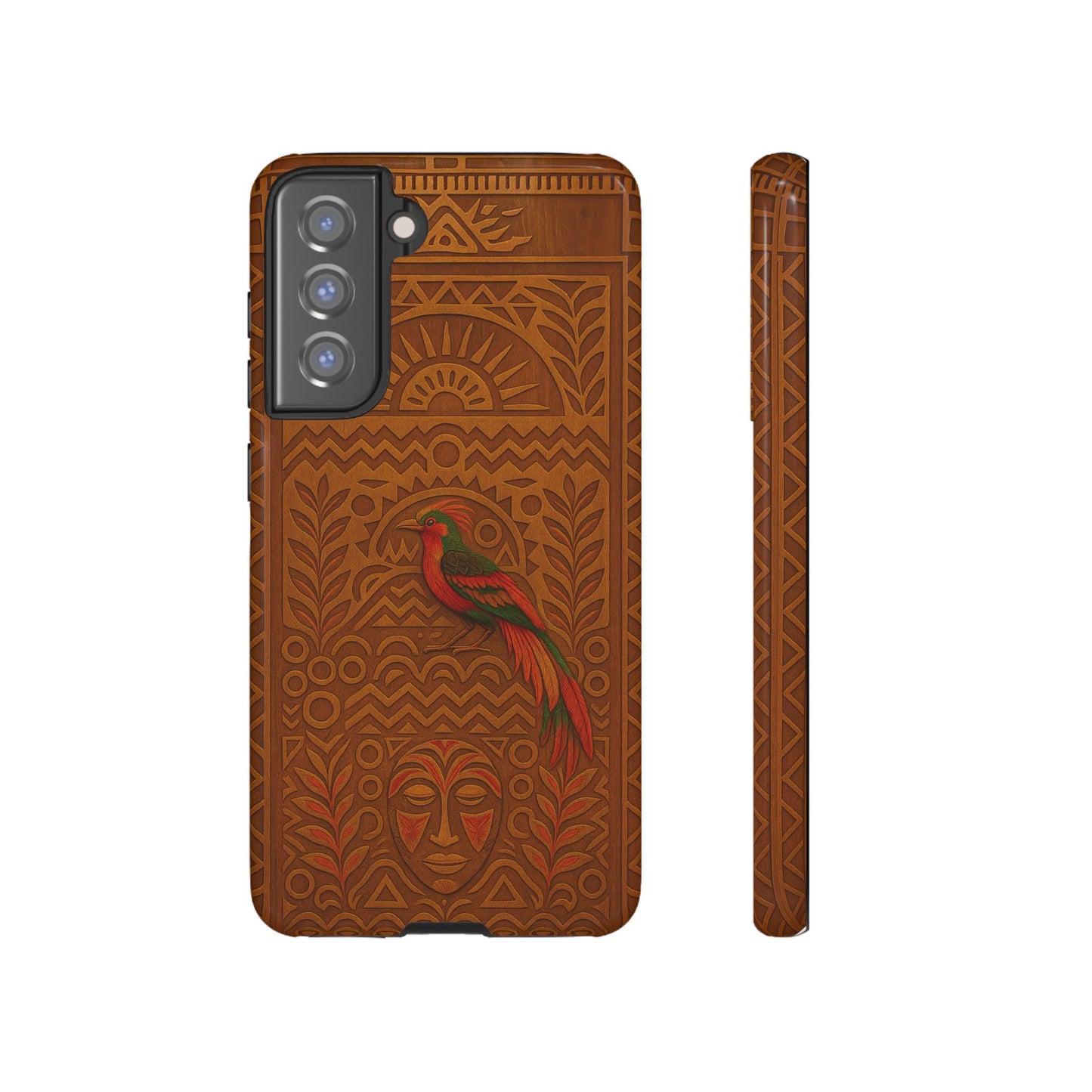 Phone Case - Raggiana and Traditional Mask Tough Case