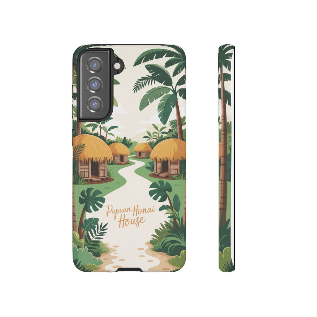 Papuan Honai House Design - 2 - Phone Case