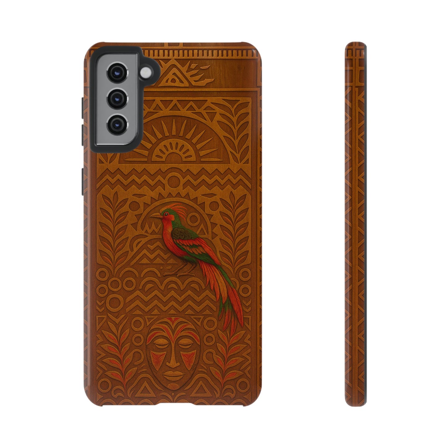 Phone Case - Raggiana and Traditional Mask Tough Case