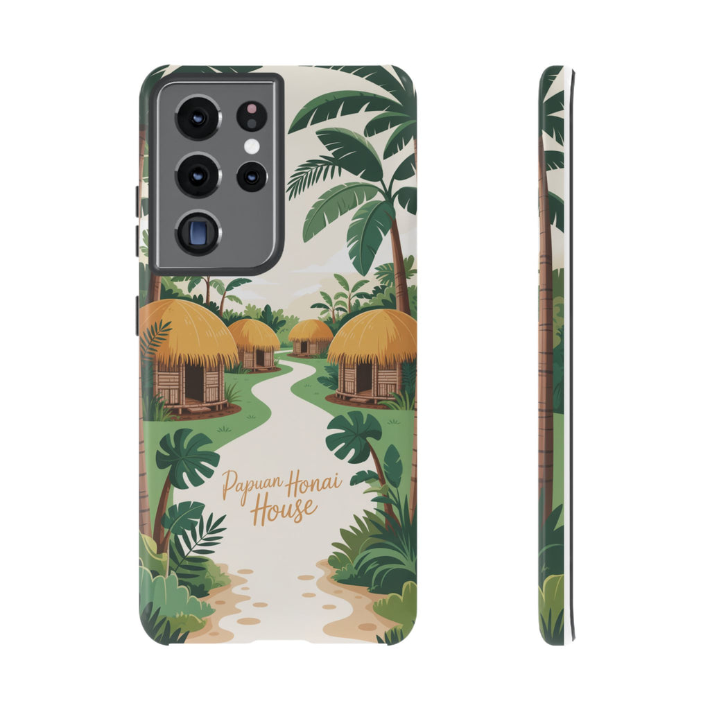 Papuan Honai House Design - 2 - Phone Case