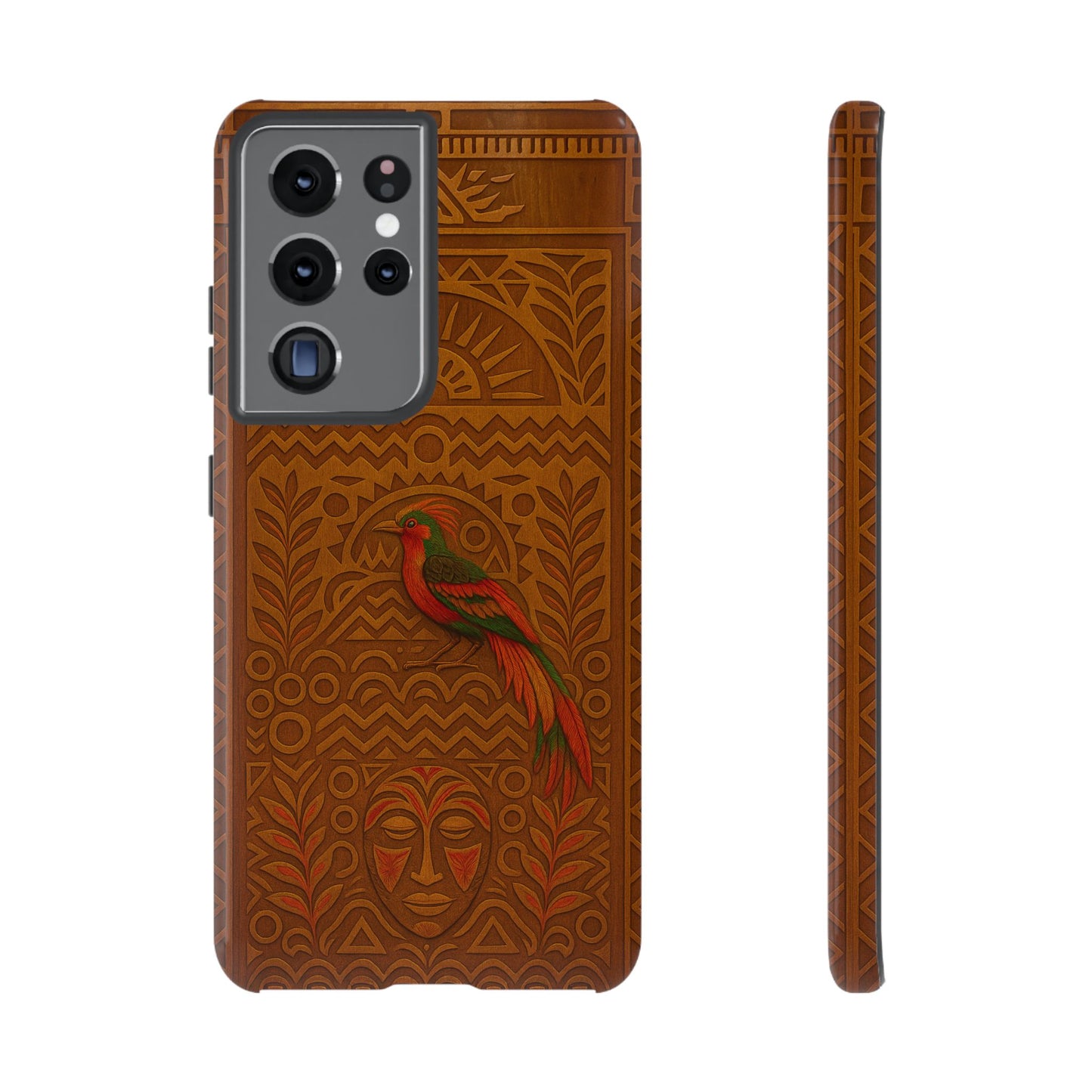 Phone Case - Raggiana and Traditional Mask Tough Case