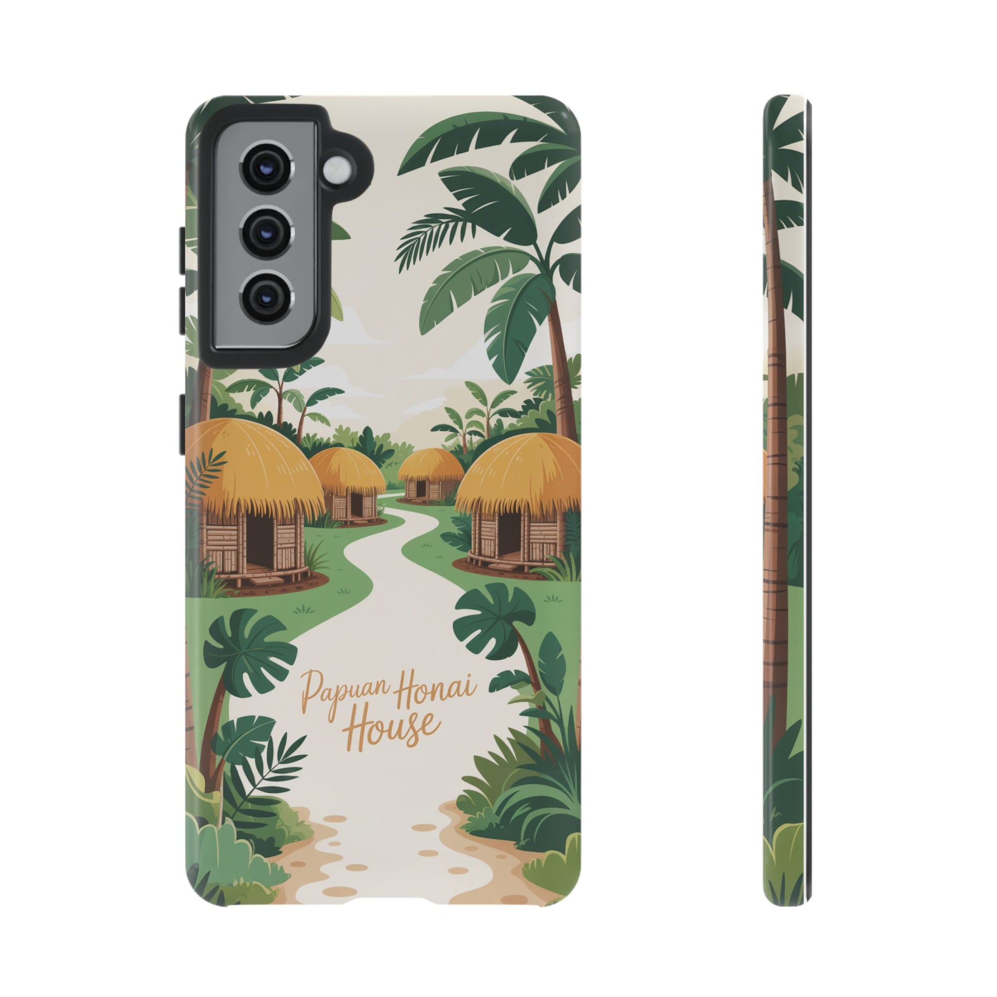 Papuan Honai House Design - 2 - Phone Case