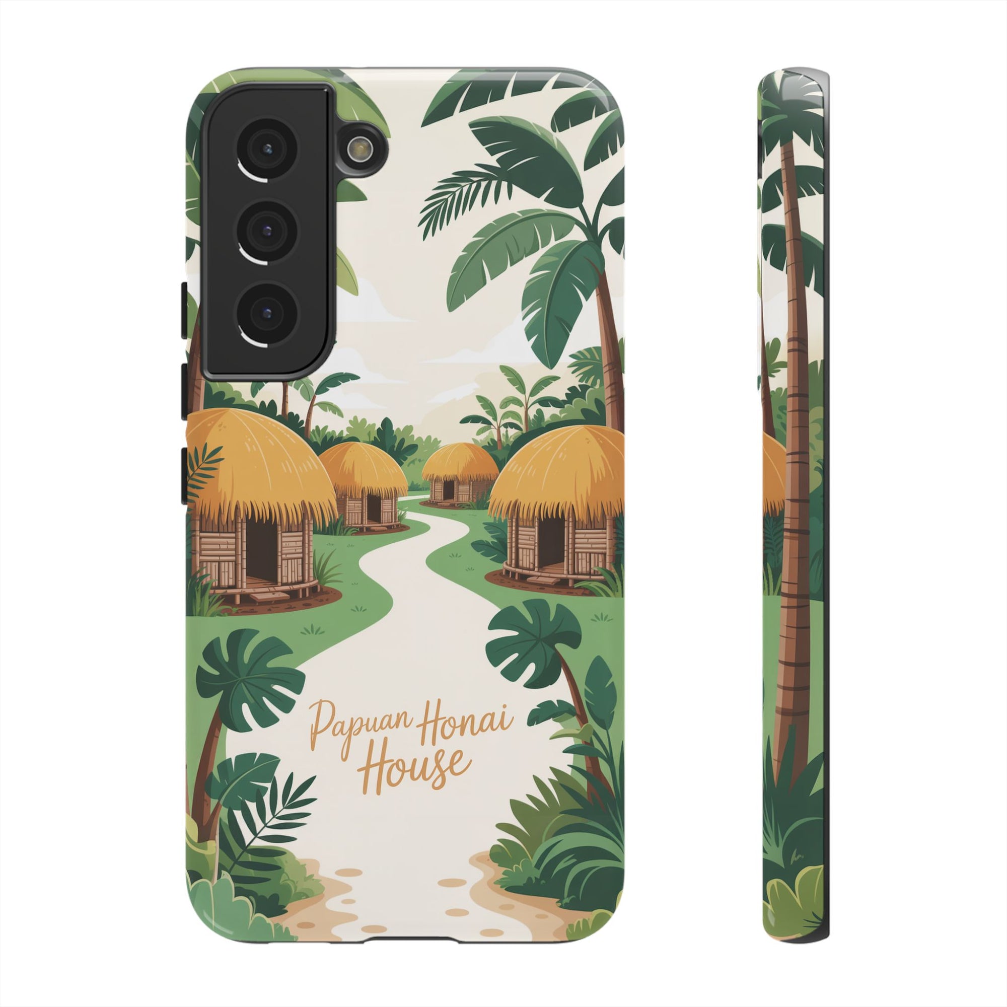 Papuan Honai House Design - 2 - Phone Case