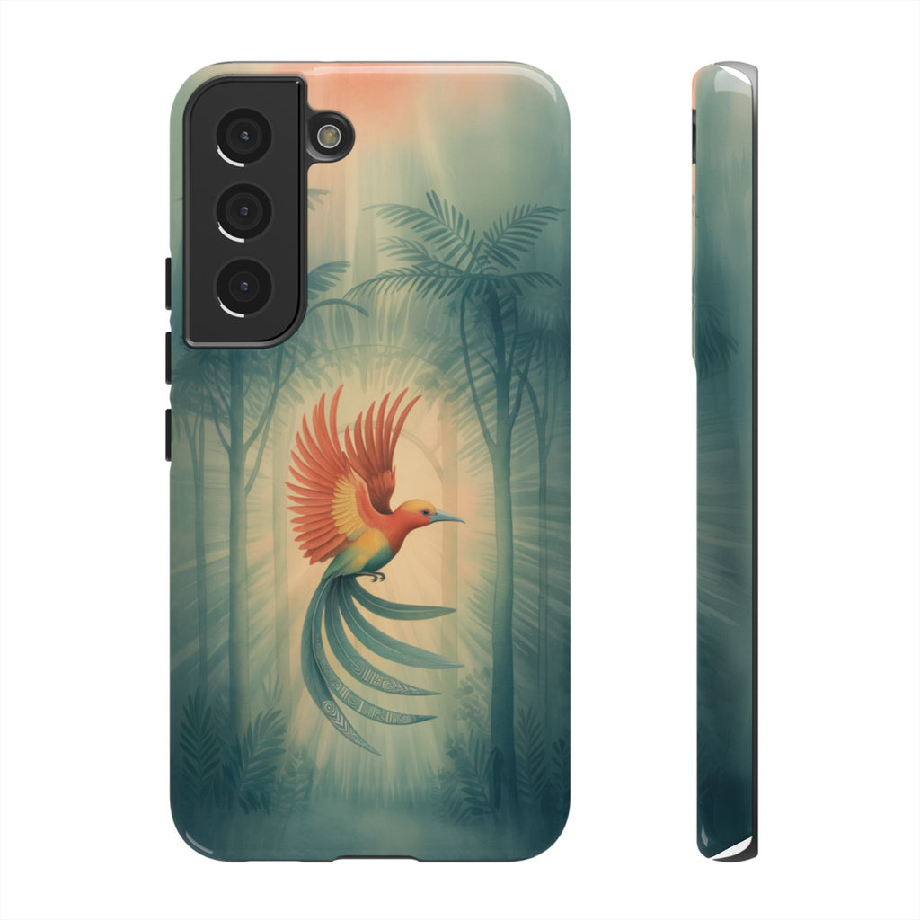 Bird Of Paradise Retro - Phone Case