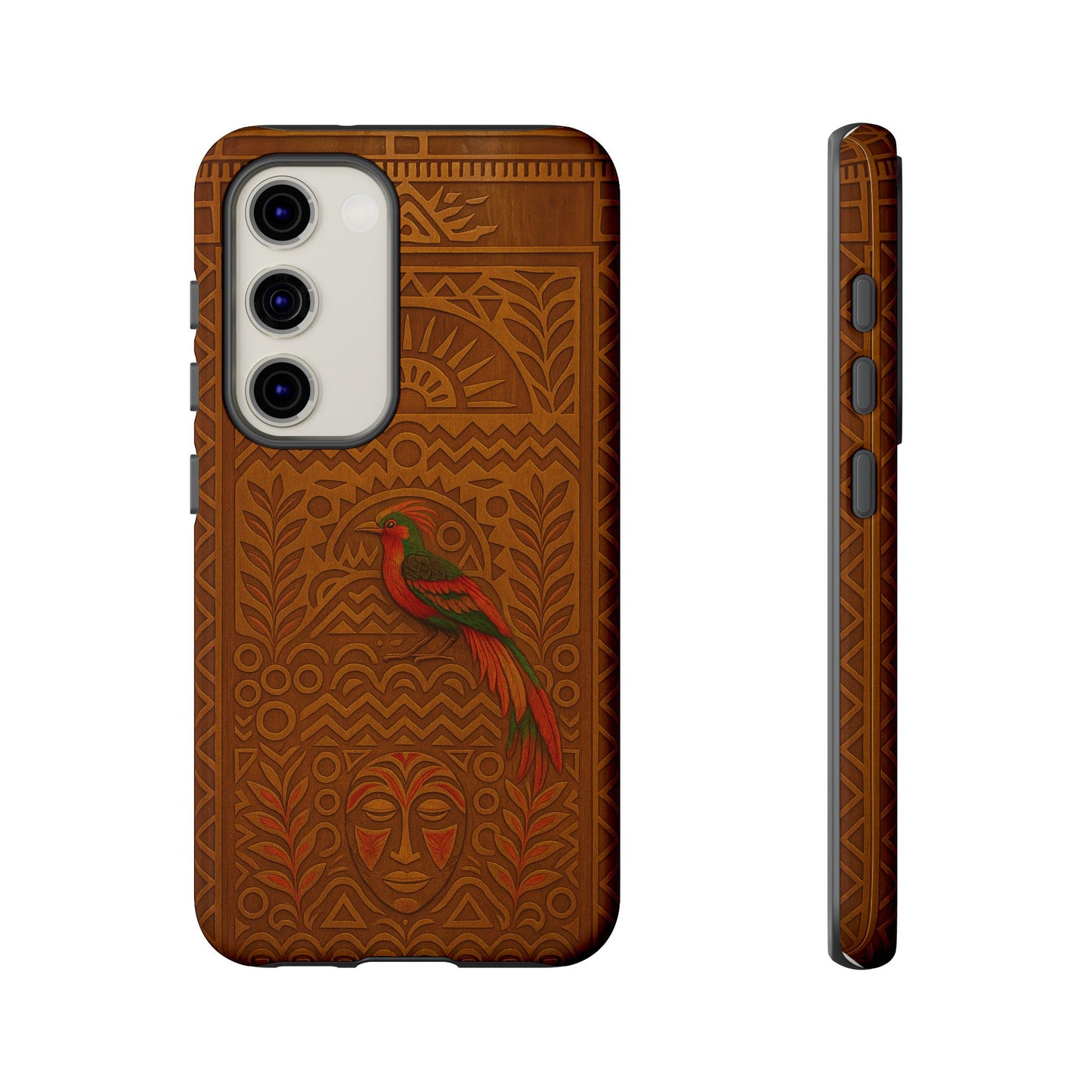 Phone Case - Raggiana and Traditional Mask Tough Case