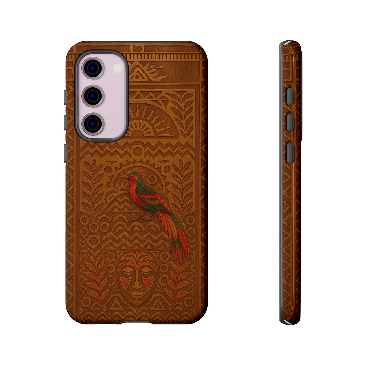Phone Case - Raggiana and Traditional Mask Tough Case