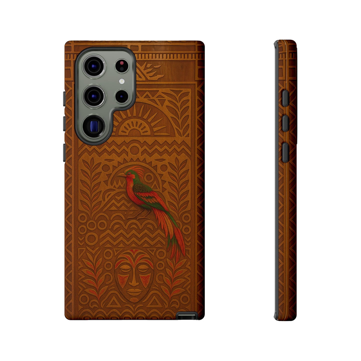 Phone Case - Raggiana and Traditional Mask Tough Case