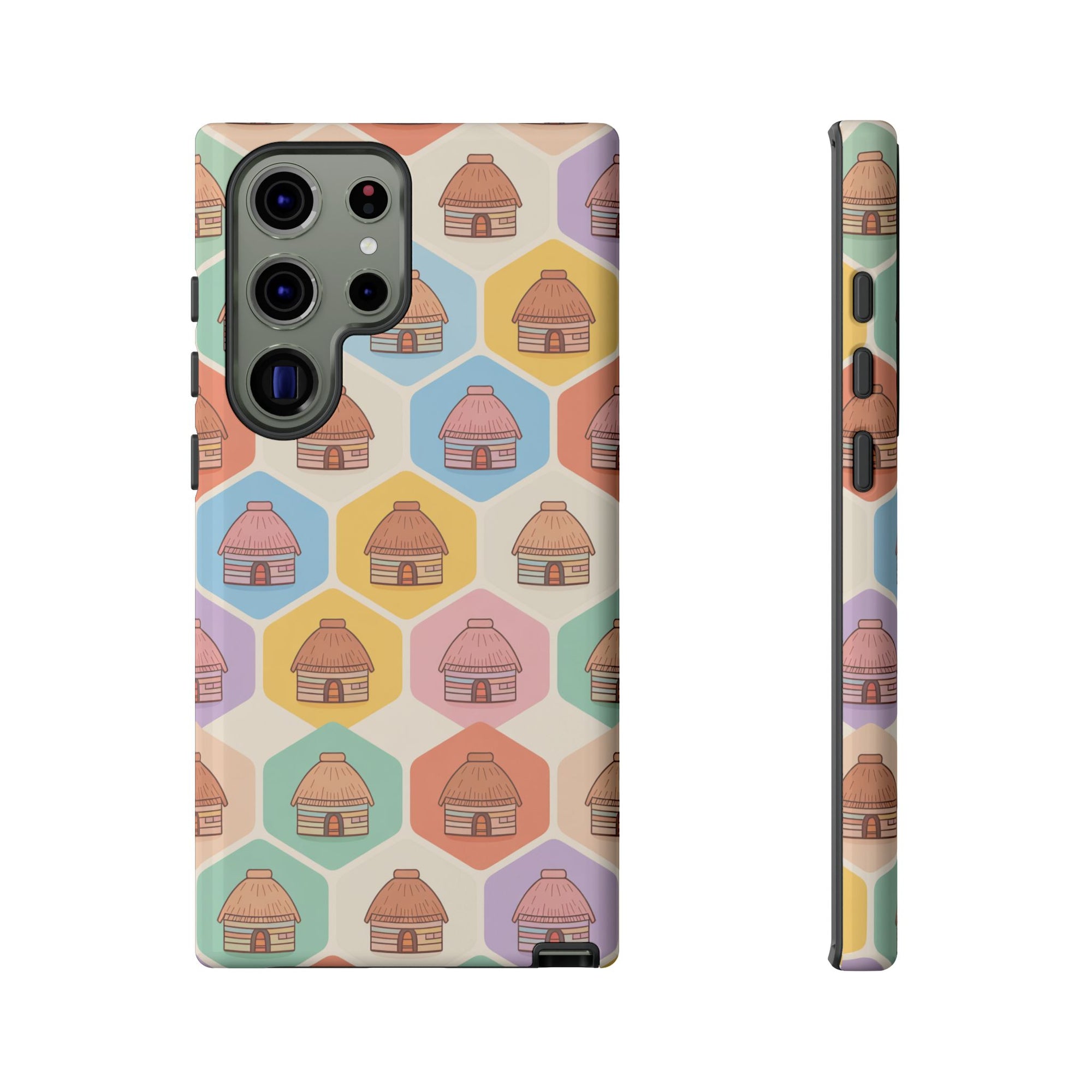Honai Houses Pattern - Phone Cases