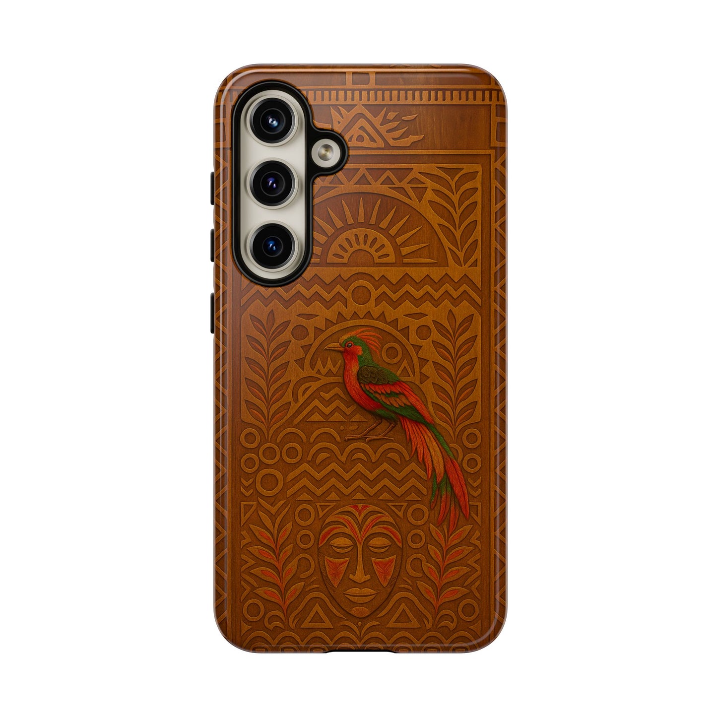 Phone Case - Raggiana and Traditional Mask Tough Case