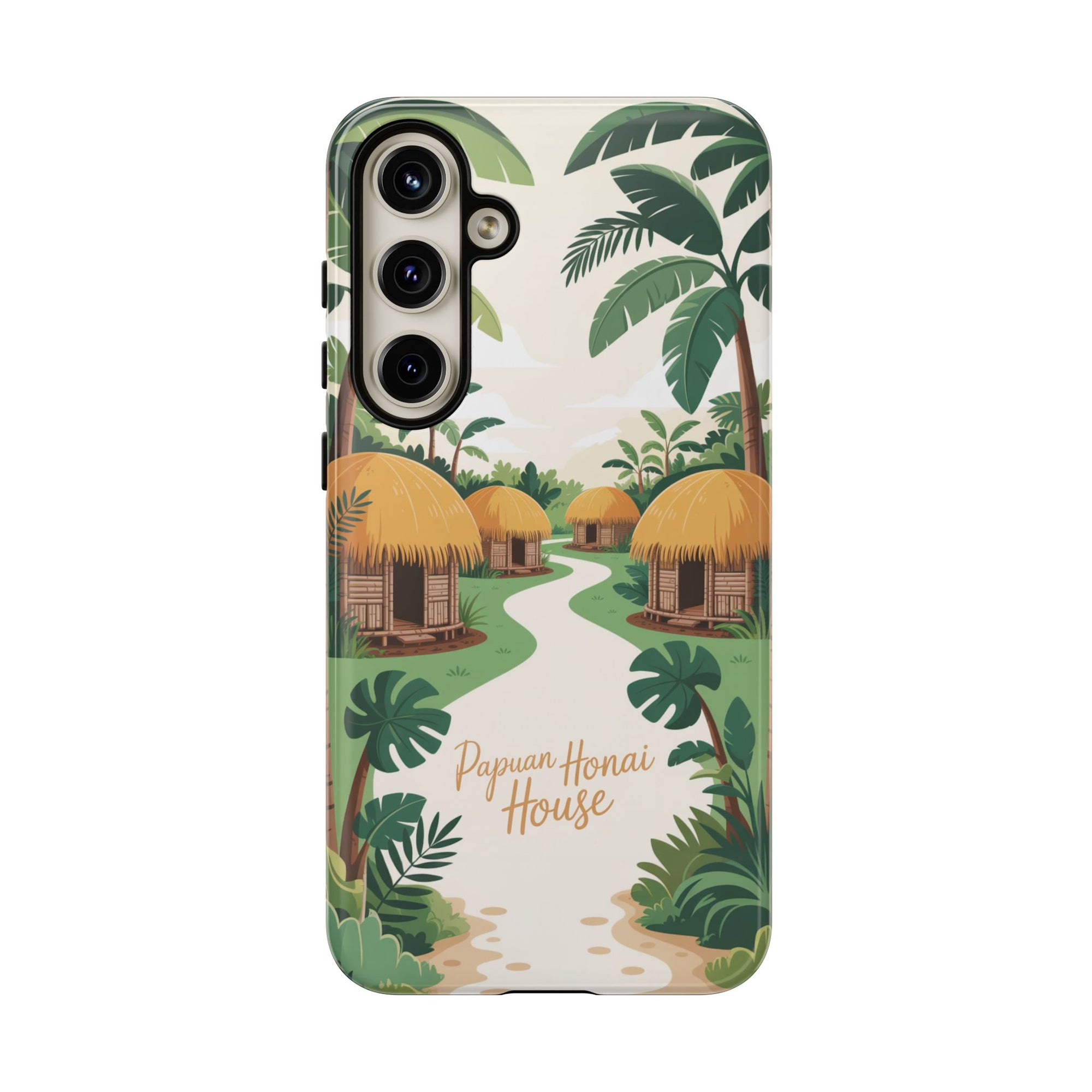 Papuan Honai House Design - 2 - Phone Case