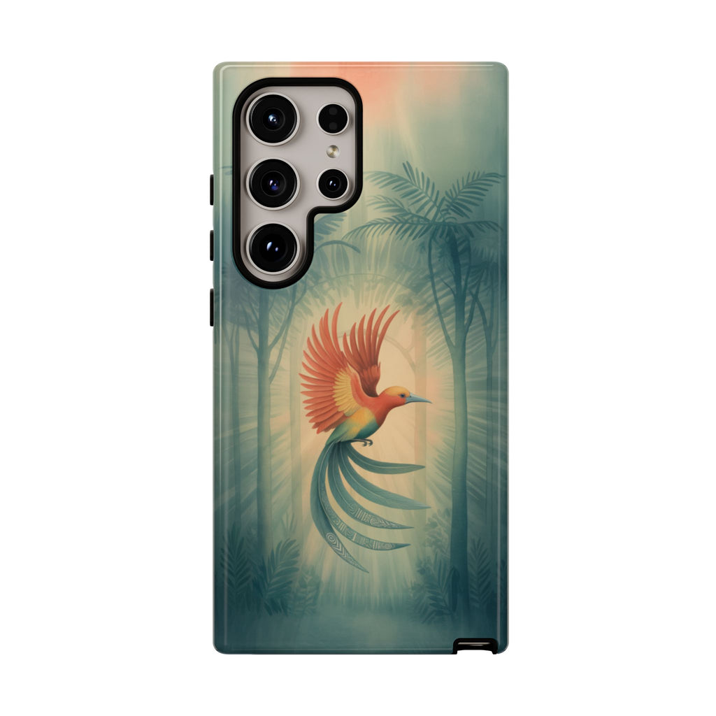 Bird Of Paradise Retro - Phone Case