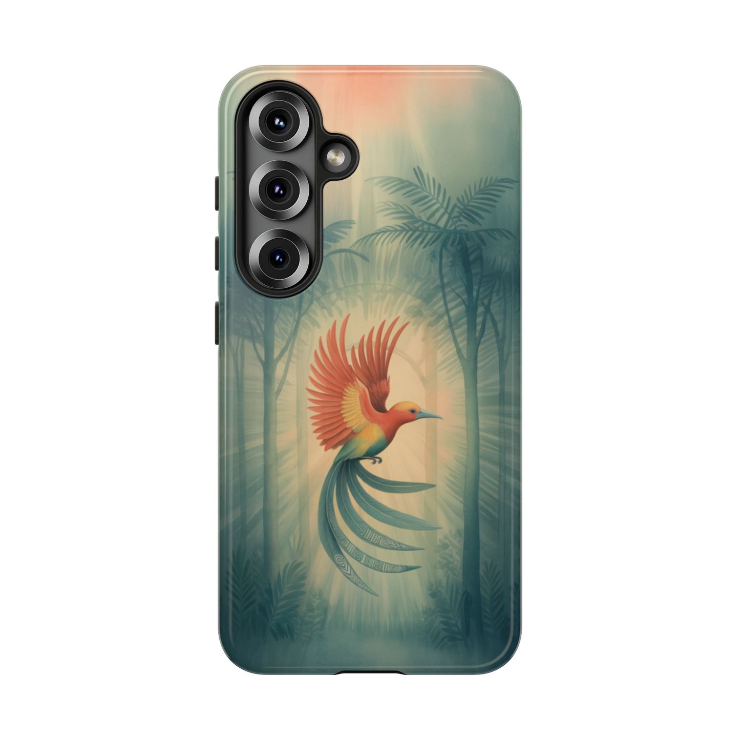 Bird Of Paradise Retro - Phone Case