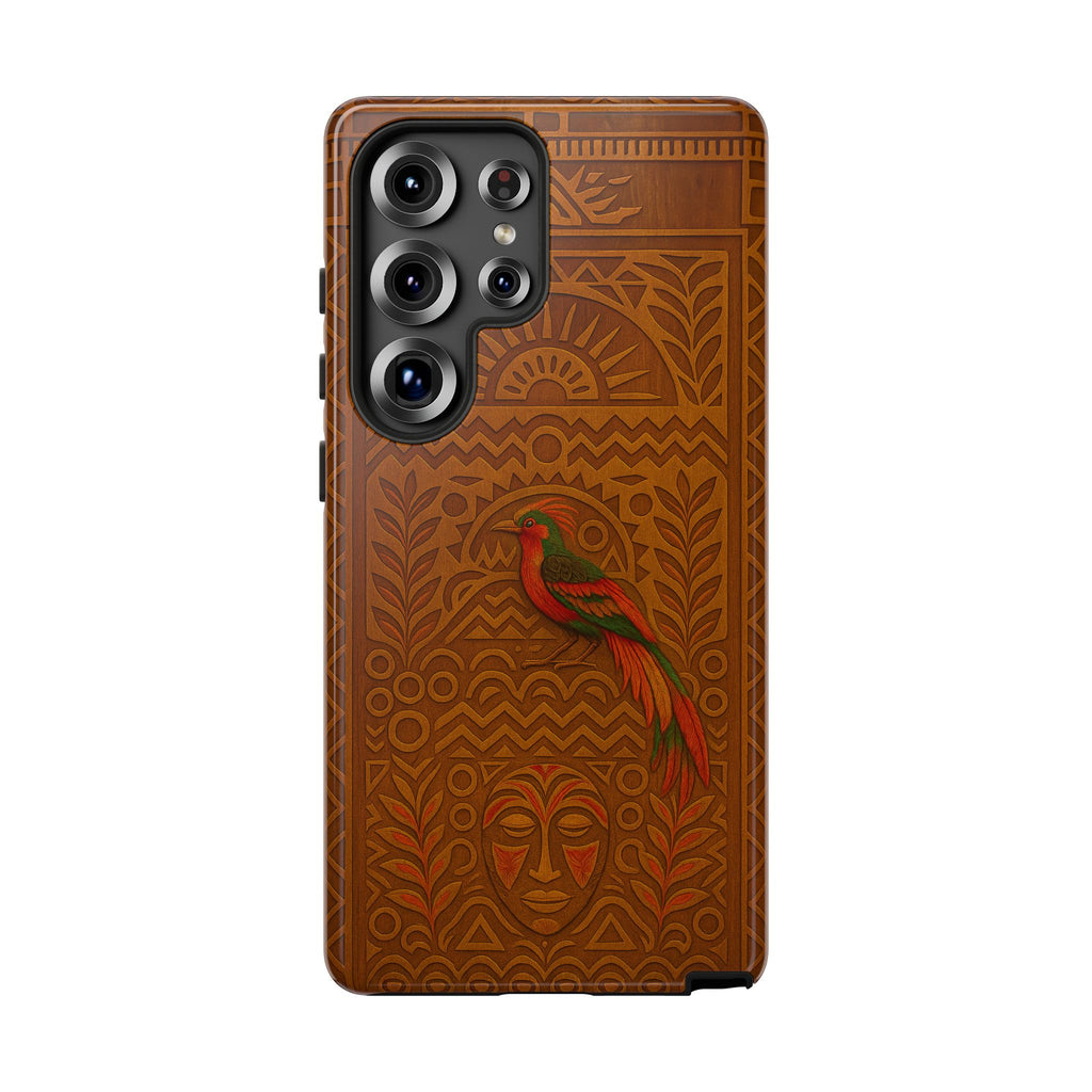 Phone Case - Raggiana and Traditional Mask Tough Case