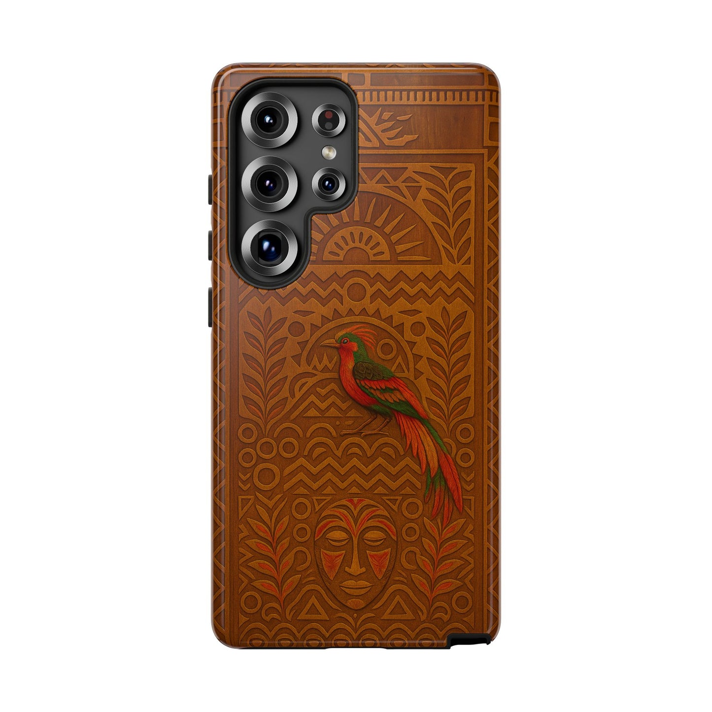 Phone Case - Raggiana and Traditional Mask Tough Case