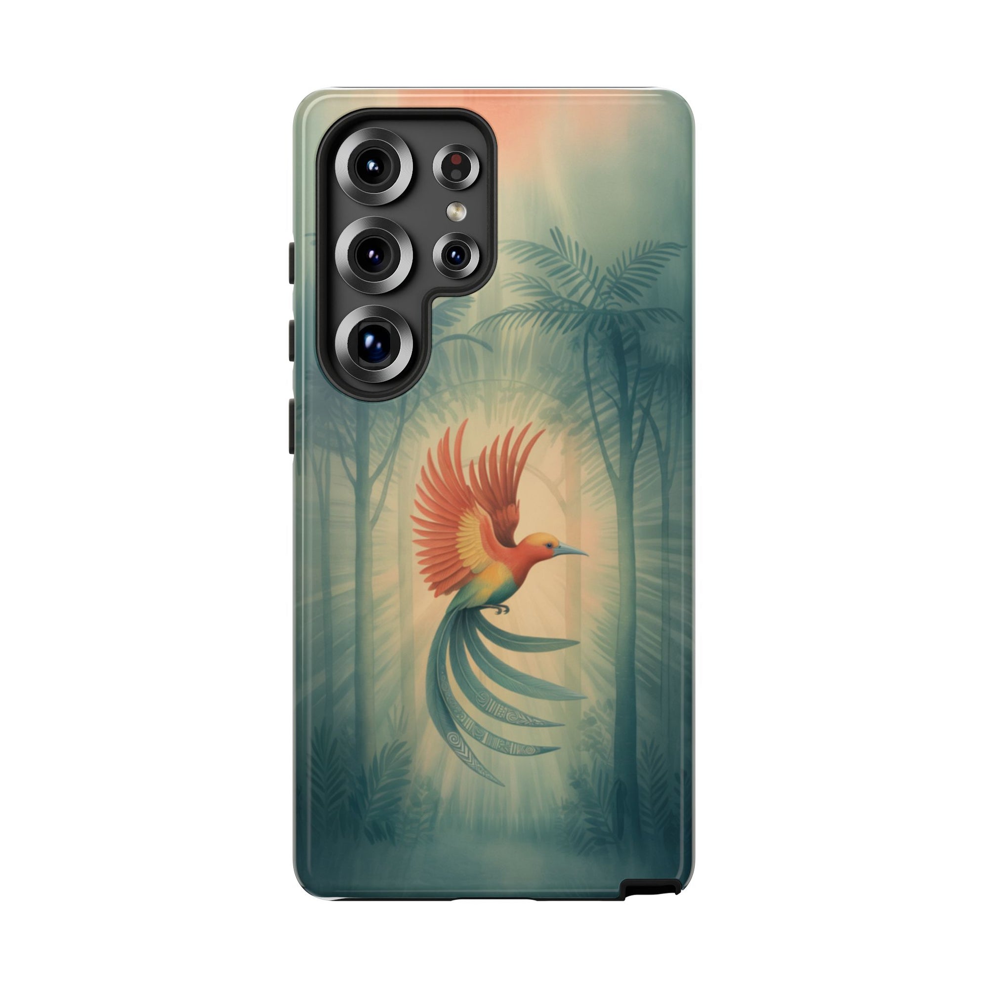 Bird Of Paradise Retro - Phone Case